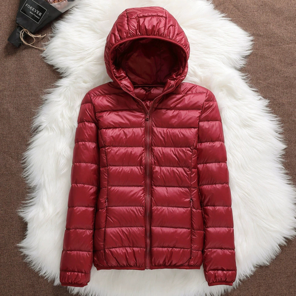 TRANSITION PADDED JACKET | DARK RED