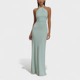 Riva | Sleek Halter Maxi Dress