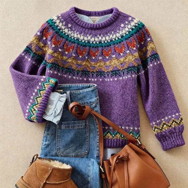 Silvia | Classic Vintage Knitted Jumper