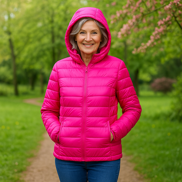 TRANSITIONAL PADDED JACKET | HOT PINK