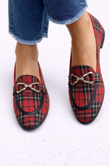 Rowan | Tartan Snaffle Loafers