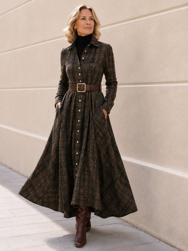 Millie | Belted Shirt Dress