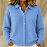 Caitlin | Structured knitted jacket with Buttons