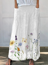 Sophie | Lightweight Printed Skirt