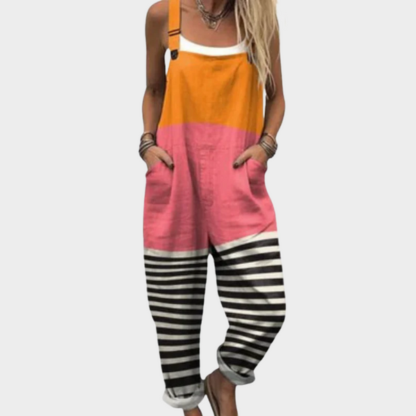 Comfortable Printed Dungaree