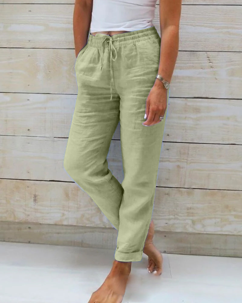 Judith | Relaxed Drawstring Trousers
