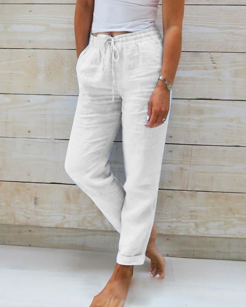Judith | Relaxed Drawstring Trousers
