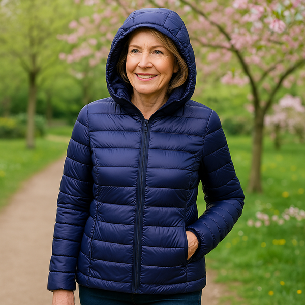TRANSITIONAL PADDED JACKET | NAVY BLUE