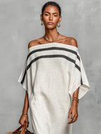 Minimalist Linen Maxi Dress