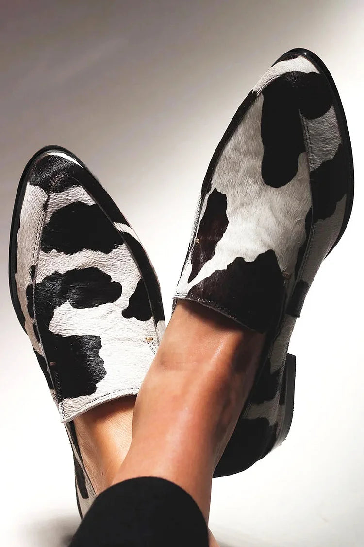 Becca - Fur Print Shoes