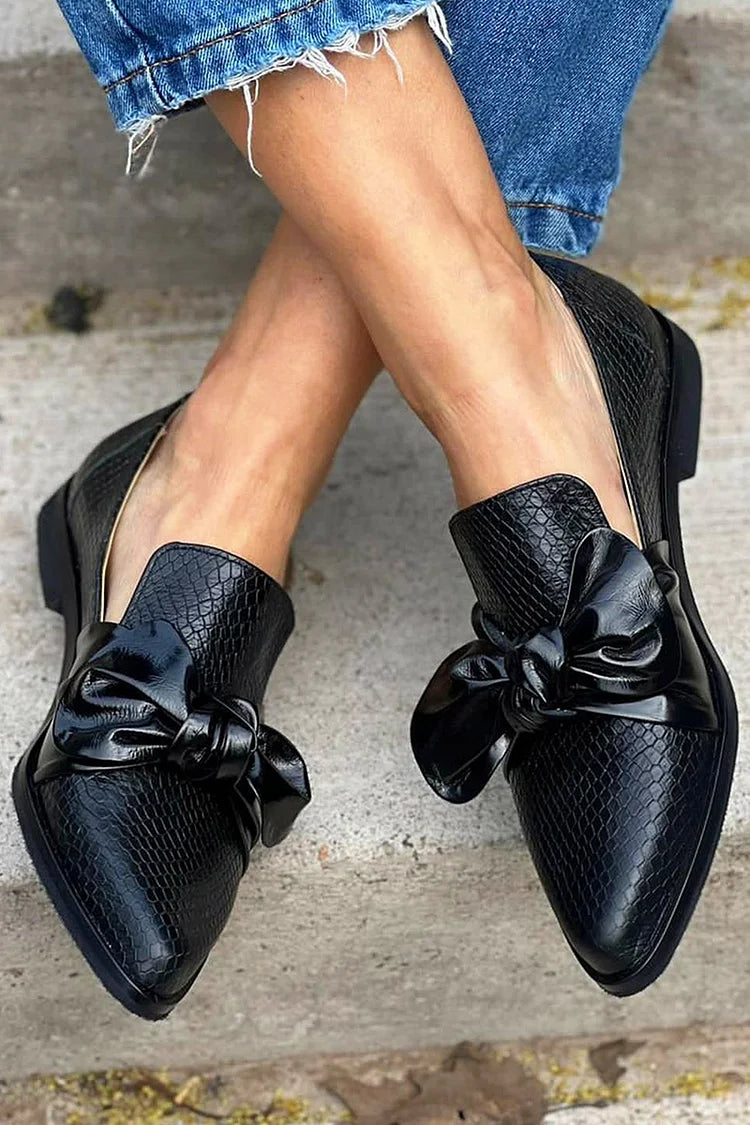 Chelsea - Elegant Slipper with Bow