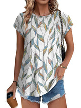 Necie | Chic Printed Blouse