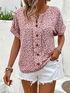 Verna™ | Stylish Floral Print Blouse