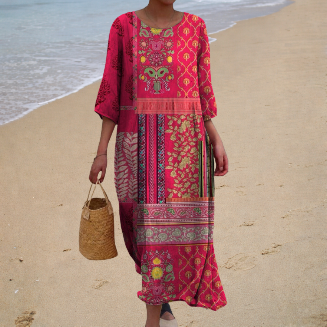 SANTORINI | Bohemian Maxi Dress
