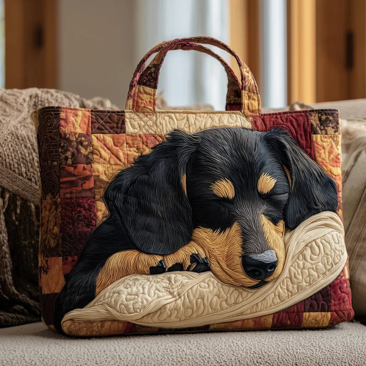 Dachshund-Themed Artisan Bag