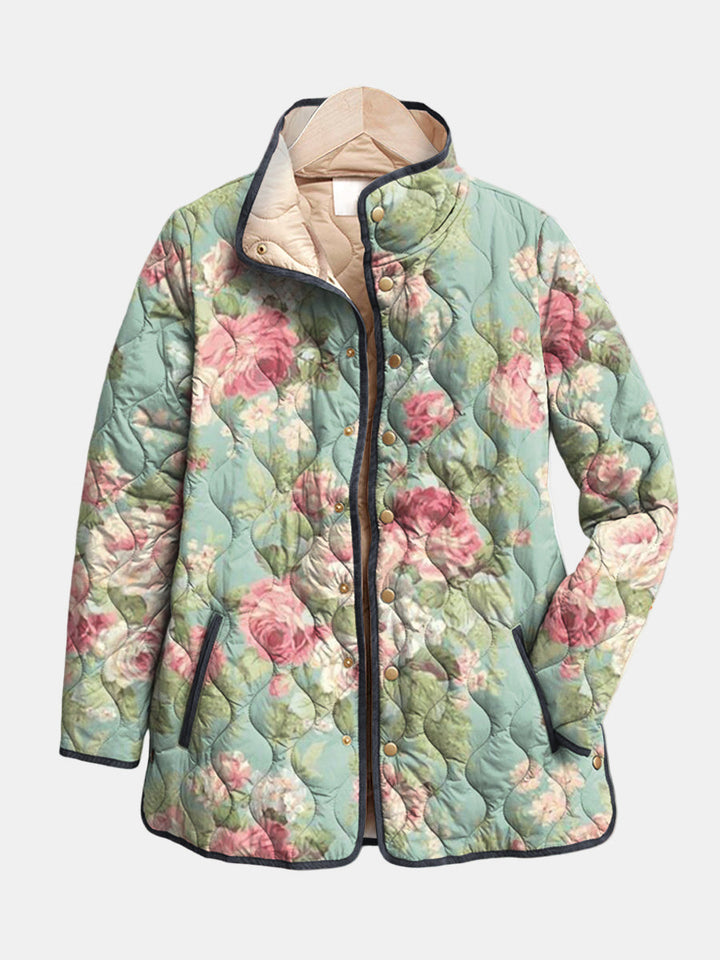 Agnes | Antique Rose Quilted Jacket