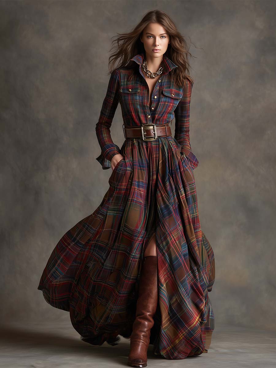 Mandy | Belted Shirt Dress