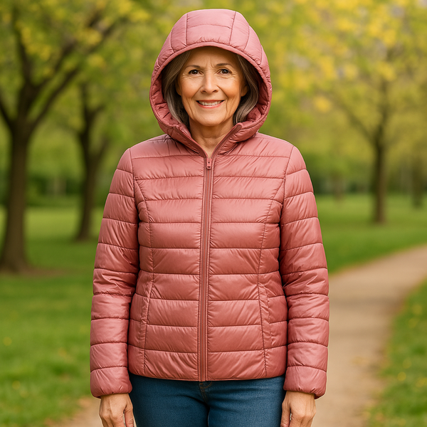 TRANSITIONAL PADDED JACKET | SALMON