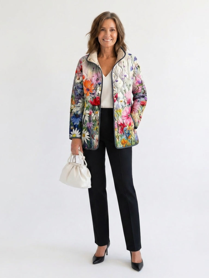 Harriet | Wildflower Quilted Jacket