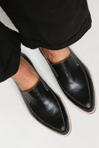 Elina | Classic Black Loafers