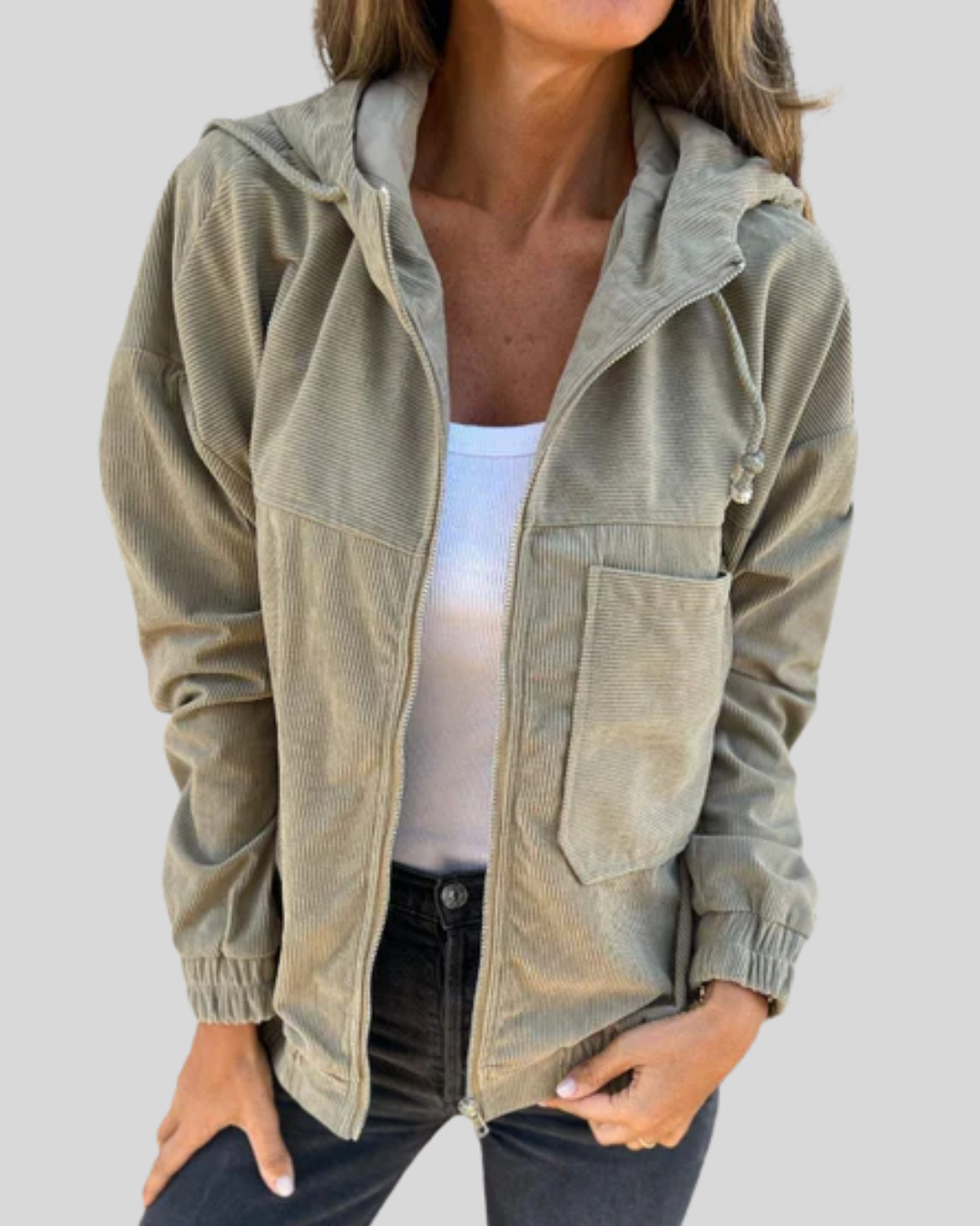 Zoë | Soft Zip-Up Jacket