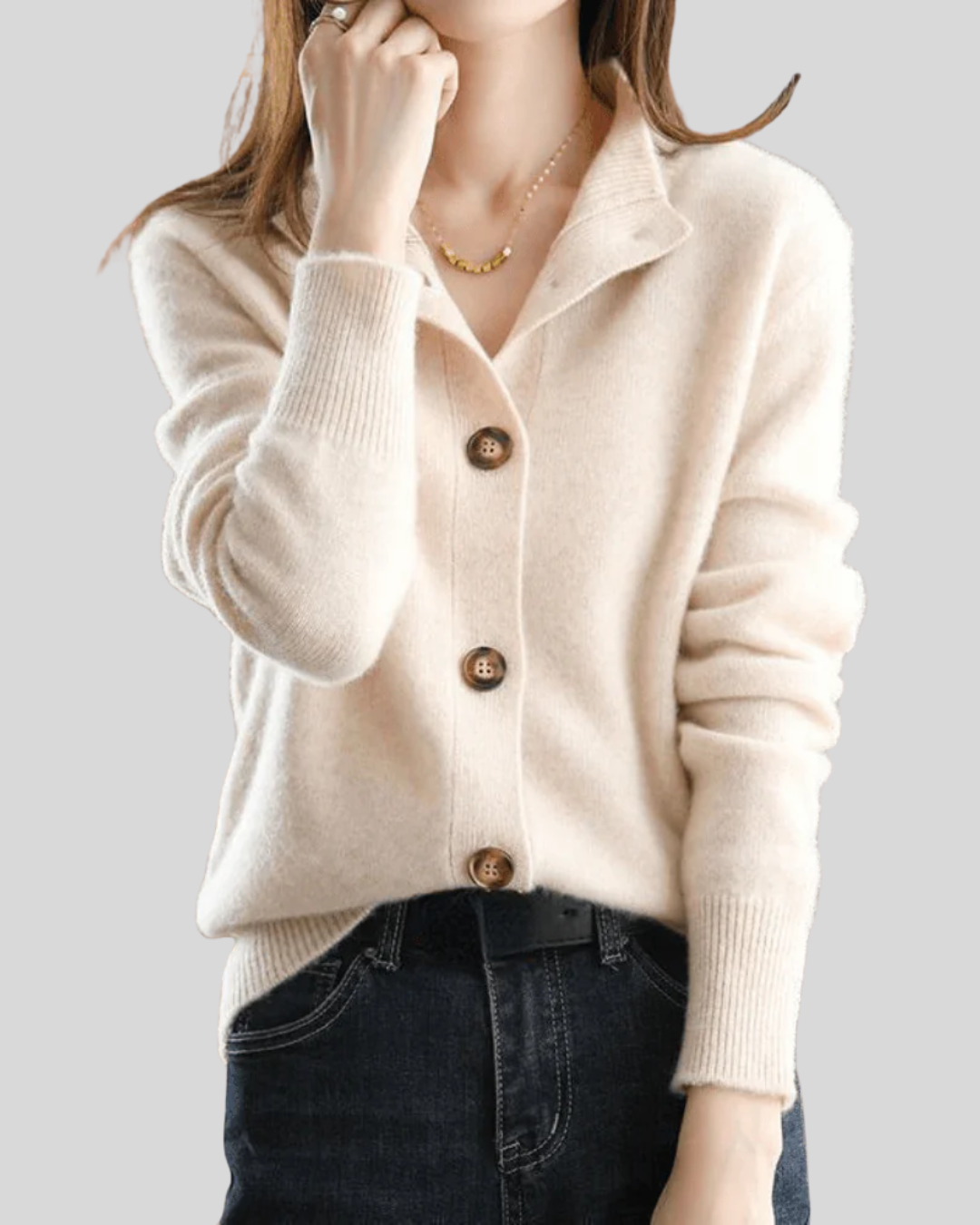 Luna | Retro Style Cashmere Gilet