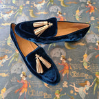Celestia | Velvet Tassel Loafers