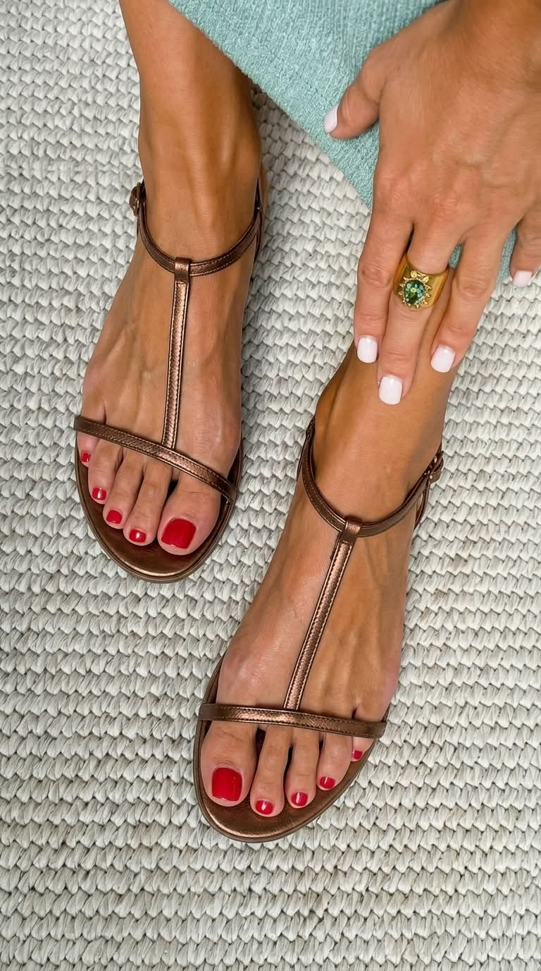 NICE | GOLDEN SPRING SANDALS