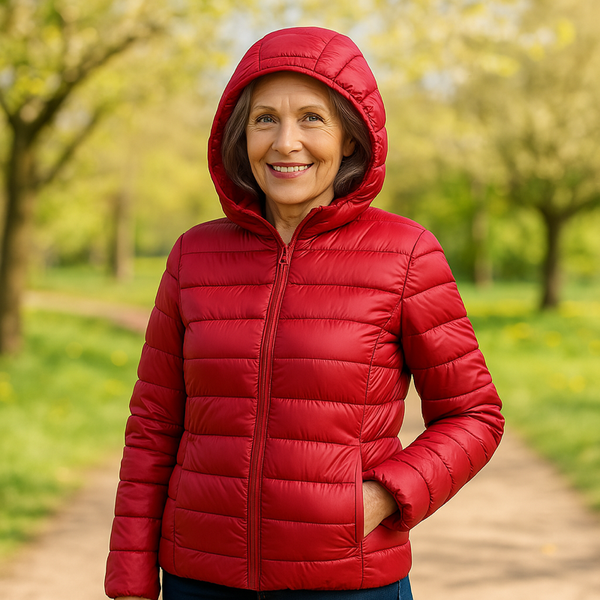 TRANSITION PADDED JACKET | RED