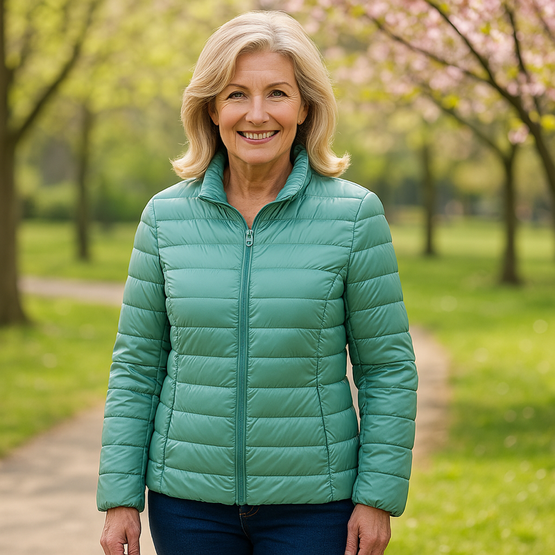 TRANSITIONAL PUFFER JACKET | MINT GREEN