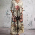 Evelyn | Refined Floral Maxi Dress