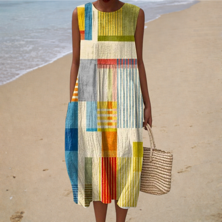 IBIZA | Graphic Midi Dress