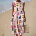 Comfortable Sleeveless Summer Dress