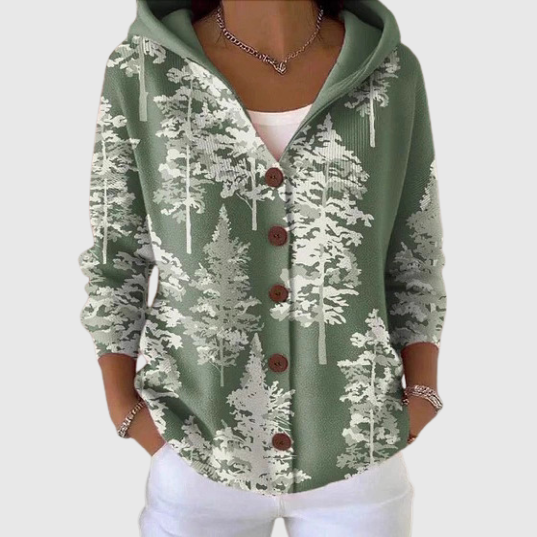Jacinthe | Elegant Forest Cardigan