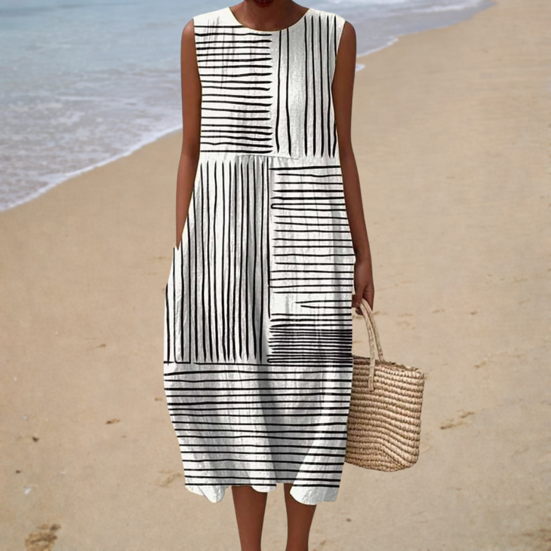 Graphic | Loose Midi Dress