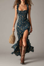 Mika | Boho Retro Maxi Dress