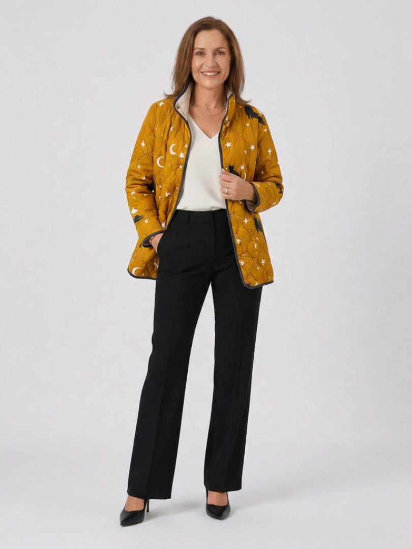 Tabitha | Cats and Stars Quilted Jacket