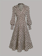 Zara | Diamond Print Dress
