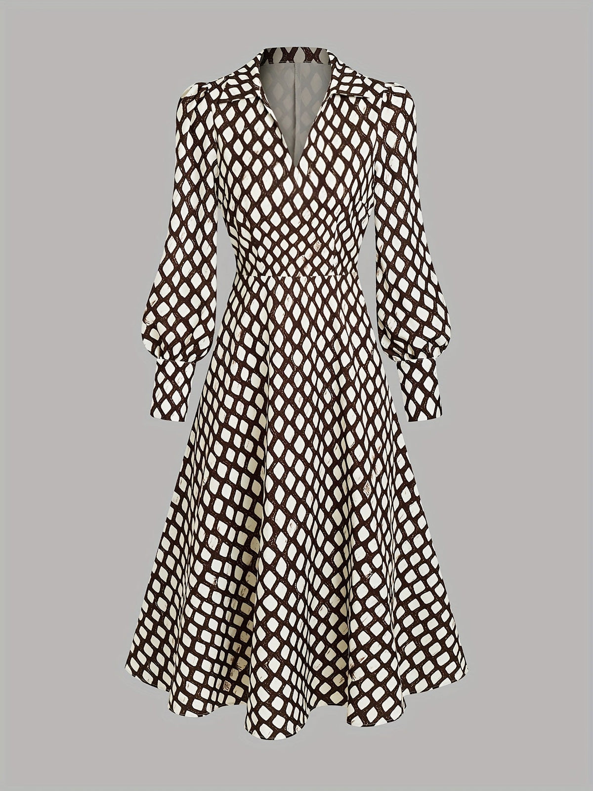 Zara | Diamond Print Dress