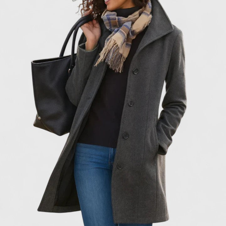 Claire – Classic Wool Blend Coat