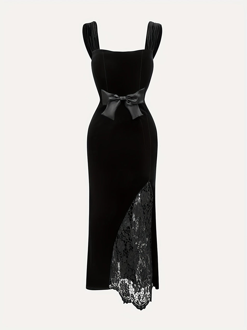Bella | Elegant Velvet Lace Gown