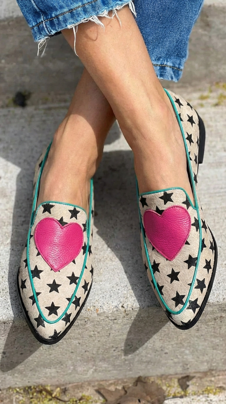Marisol - Moccasins Playful Hearts
