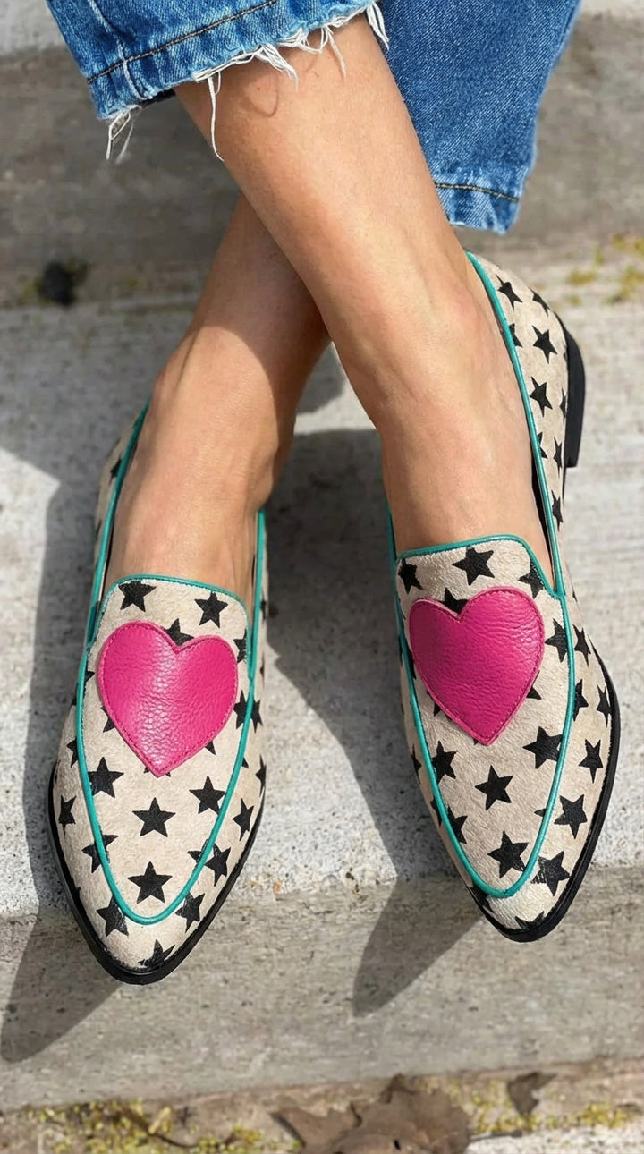 Marisol - Moccasins Playful Hearts