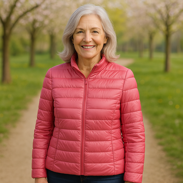 TRANSITION PADDED JACKET | SALMON