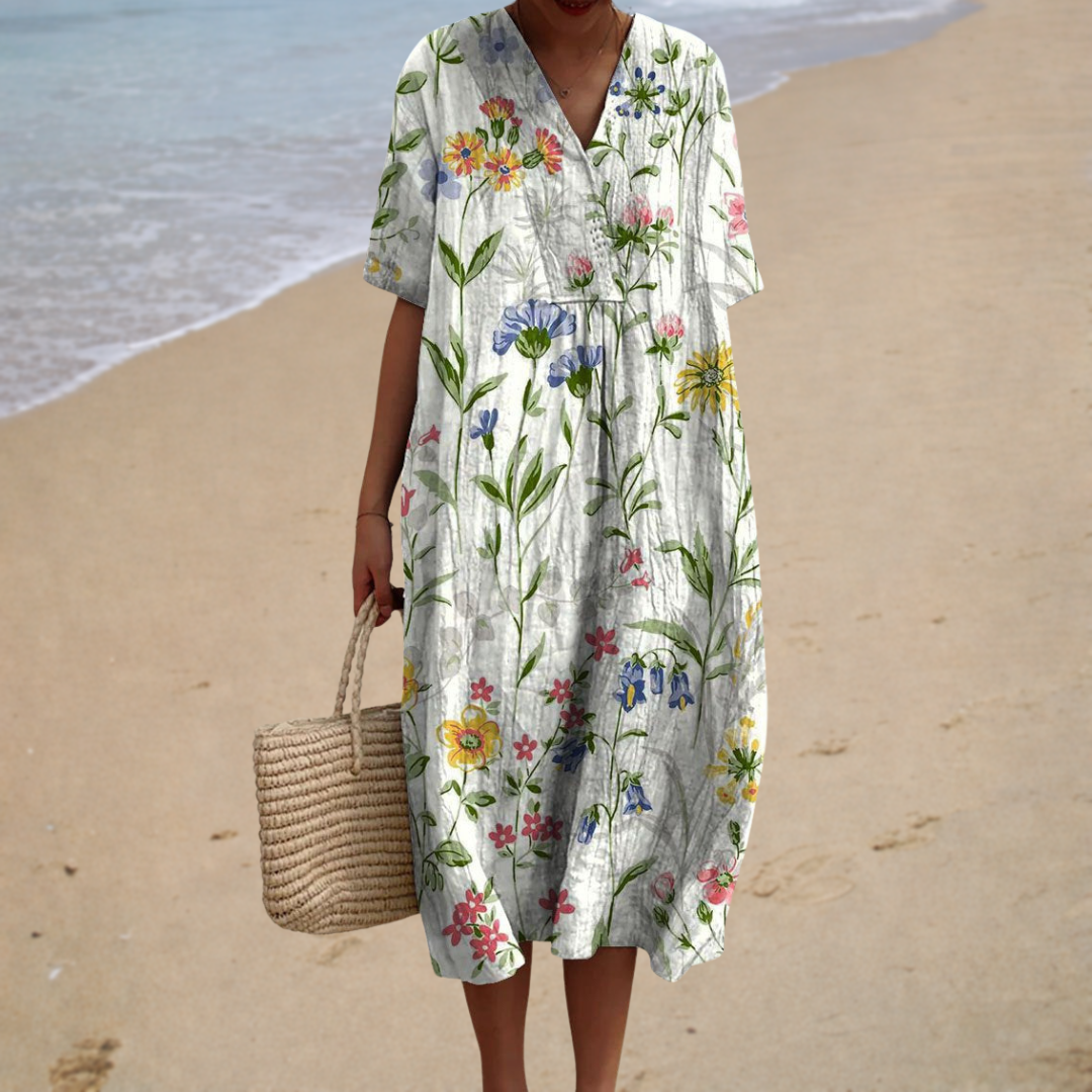 Floral | Loose Maxi Dress
