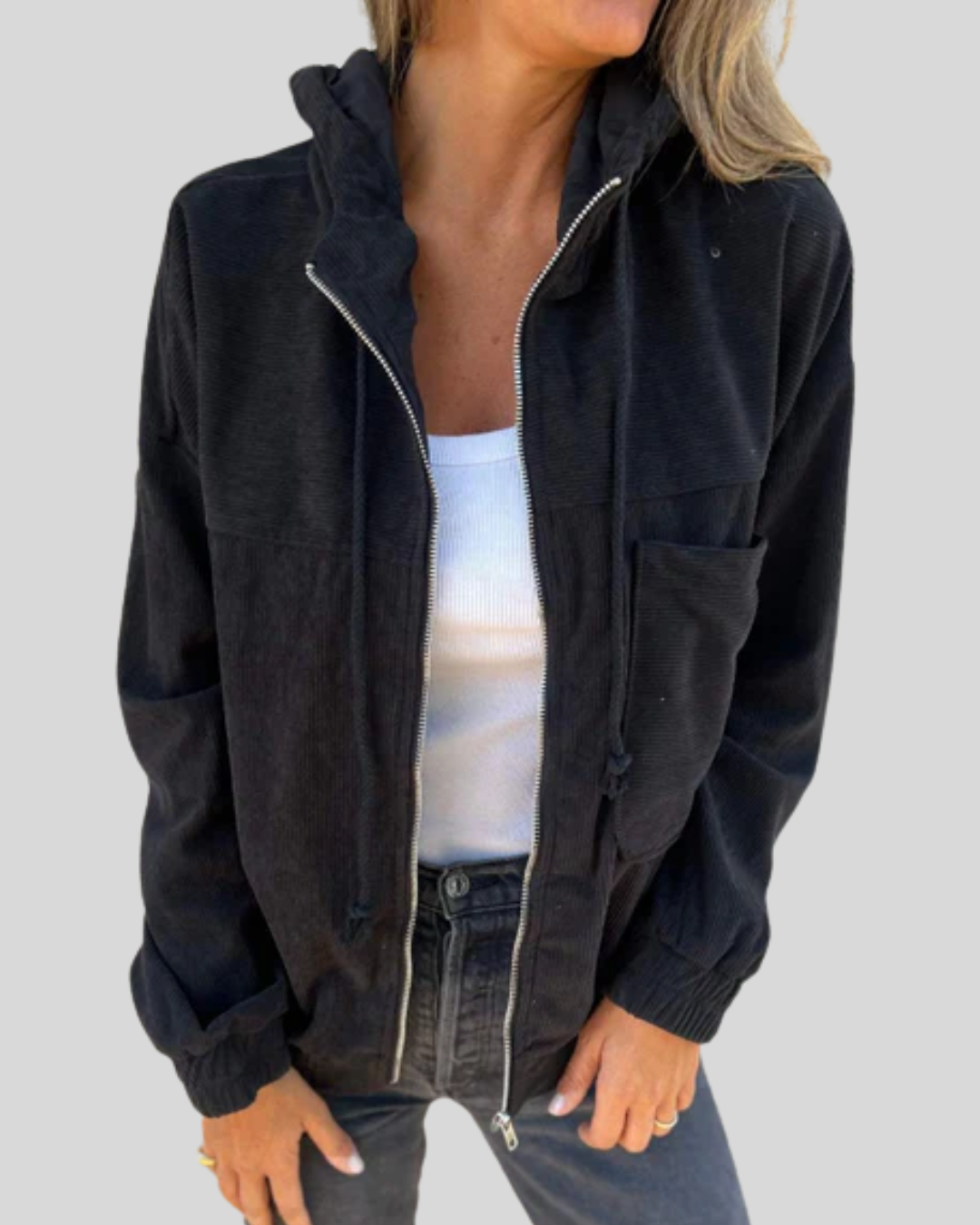 Zoë | Soft Zip-Up Jacket
