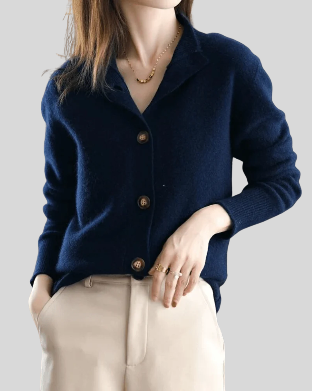 Luna | Retro Style Cashmere Gilet