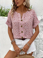 Verna™ | Stylish Floral Print Blouse