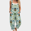 Comfortable Printed Dungarees