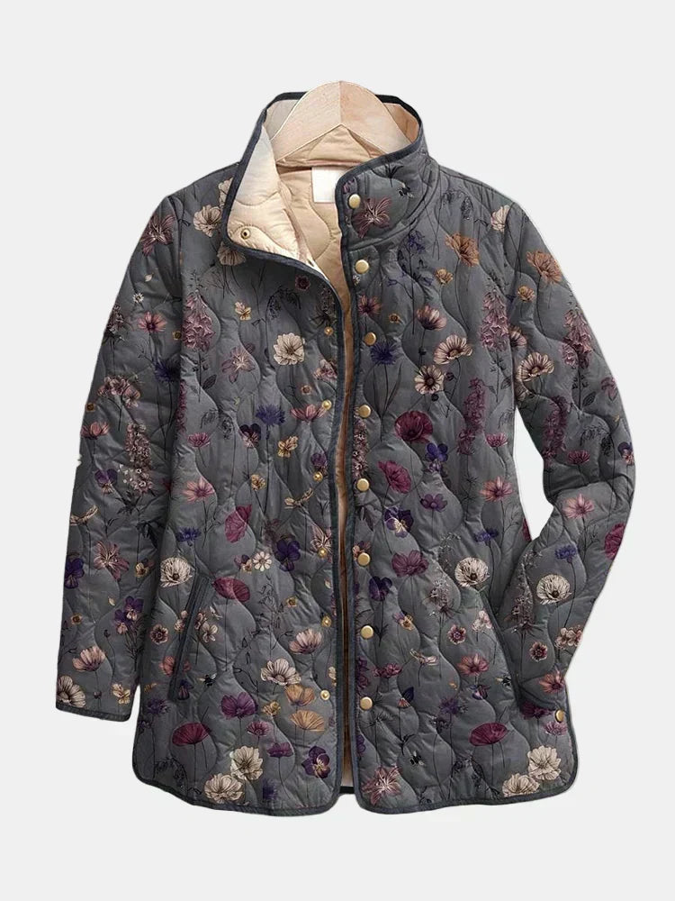Verity | Dried Flower Quilted Jacket